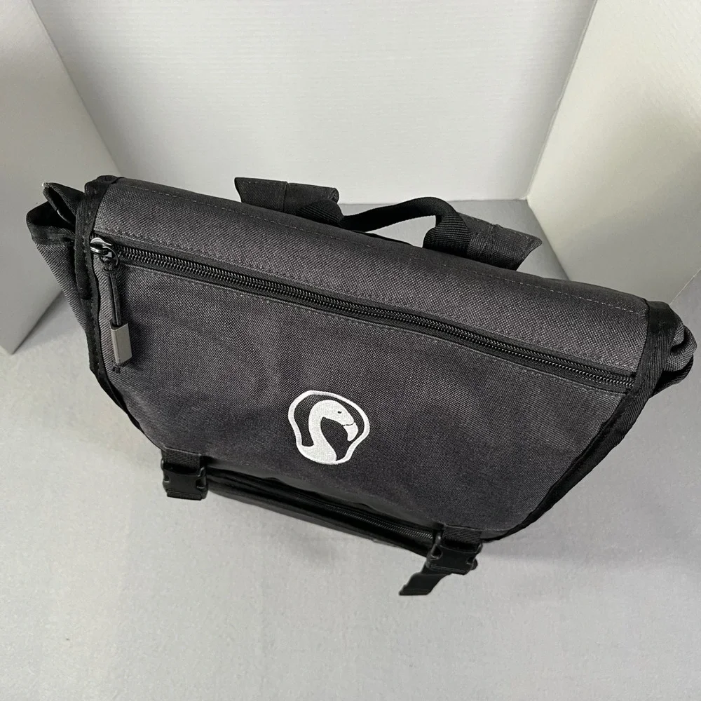 OGIO Dark Gray Backpack with Flamingo Logo Laptop School Travel Bag Padded‎